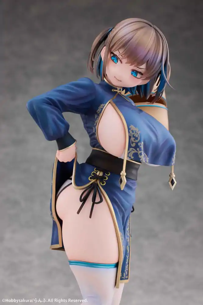 Original Illustration 1/7 Manjuu Musume Tsubögreu Illustrated by Ranfu DX Ver. PVC szobor figura 25 cm termékfotó