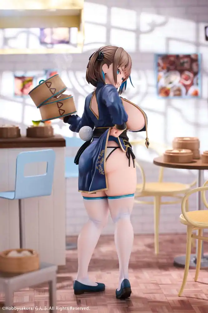 Original Illustration 1/7 Manjuu Musume Tsubögreu Illustrated by Ranfu DX Ver. PVC szobor figura 25 cm termékfotó