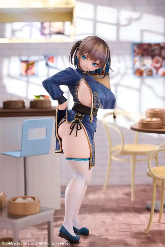 Original Illustration 1/7 Manjuu Musume Tsubögreu Illustrated by Ranfu DX Ver. PVC szobor figura 25 cm termékfotó