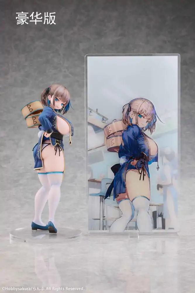 Original Illustration 1/7 Manjuu Musume Tsubögreu Illustrated by Ranfu DX Ver. PVC szobor figura 25 cm termékfotó