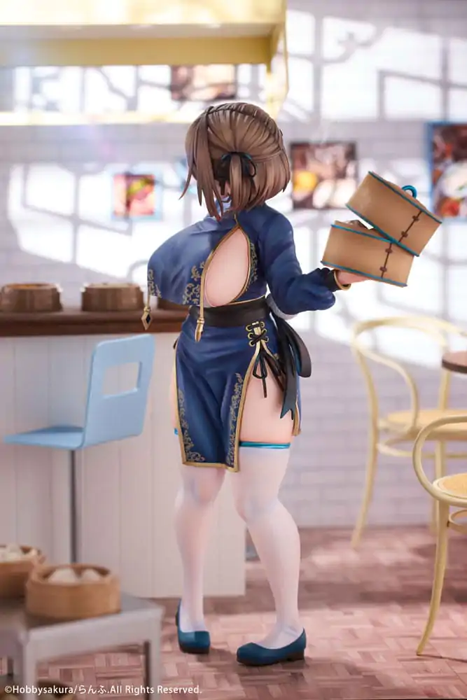 Original Illustration 1/7 Manjuu Musume Tsumugu Illustrated by Ranfu PVC szobor figura 25 cm termékfotó