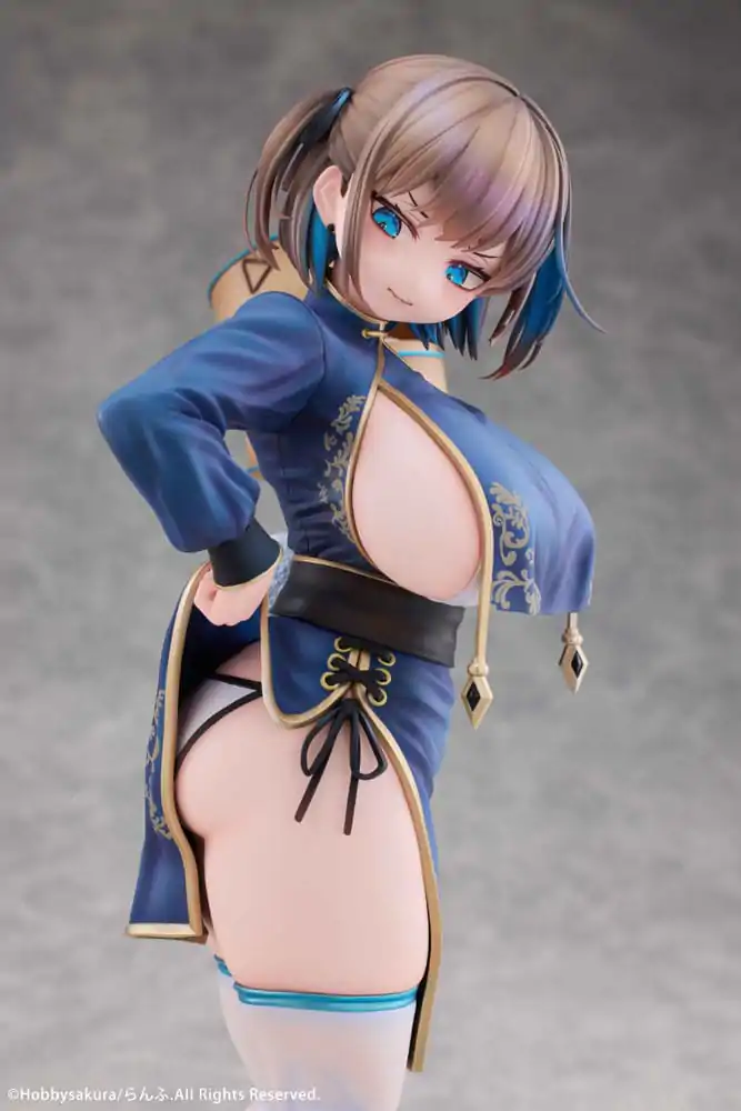 Original Illustration 1/7 Manjuu Musume Tsumugu Illustrated by Ranfu PVC szobor figura 25 cm termékfotó