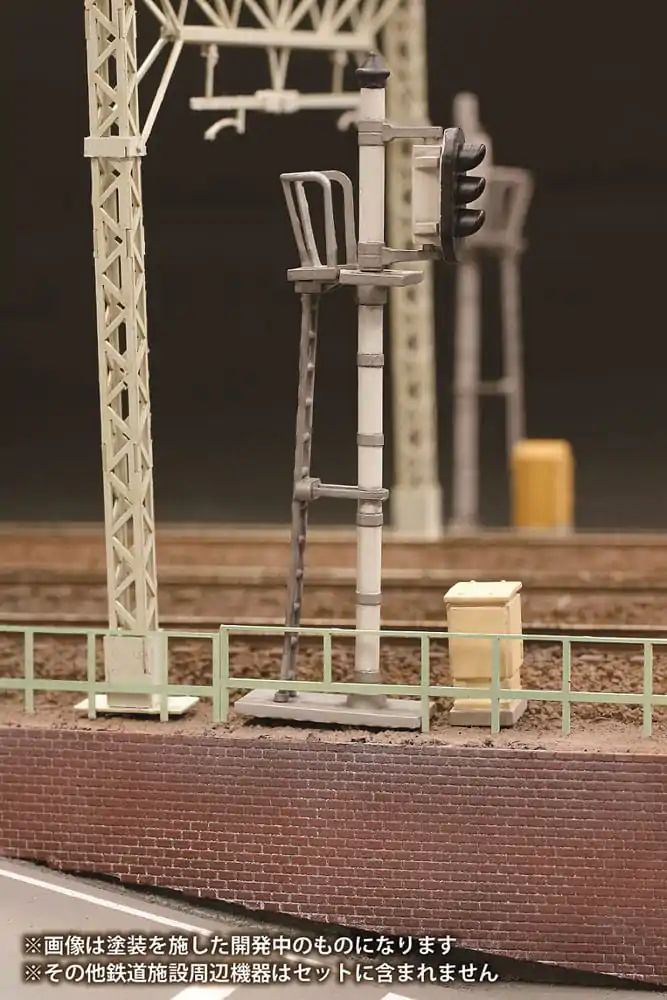 Original Illustration 1/80 1/80 Railway Signal csomag (re-run) Műanyag modell készlet 9 cm termékfotó