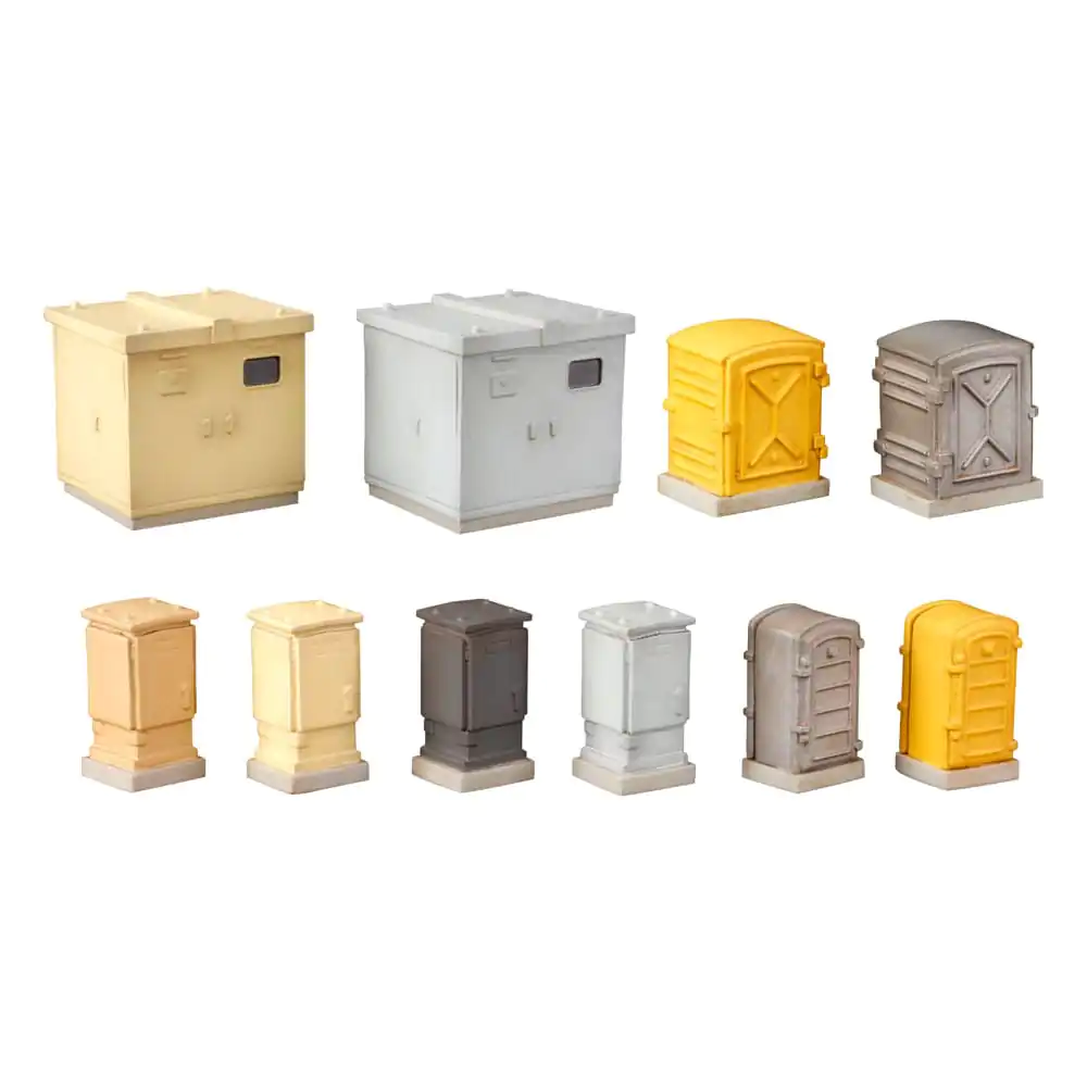 Original Illustration 1/80 1/80 Relay box/Cubicle (re-run) Műanyag modell készlet 3 cm termékfotó