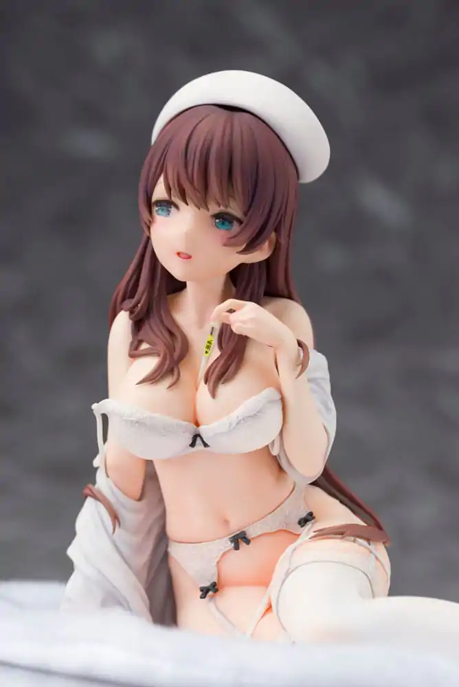 Original Illustration by Vispo 1/6 Nurse no!? Natsuho-san Onetsu Hakarimashoone szobor figura 14 cm termékfotó