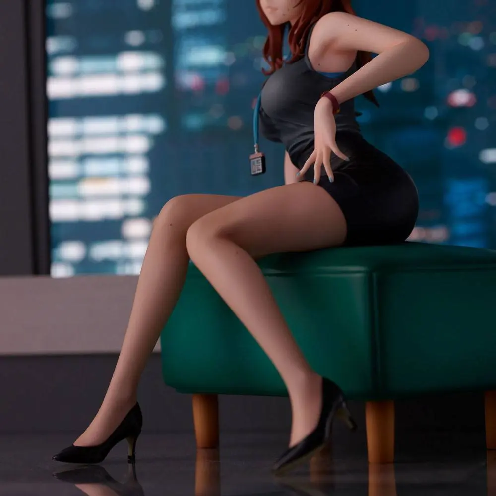 Original Illustration Doshima Illustration Senior Office Lady With Many Moles PVC szobor figura 23 cm termékfotó
