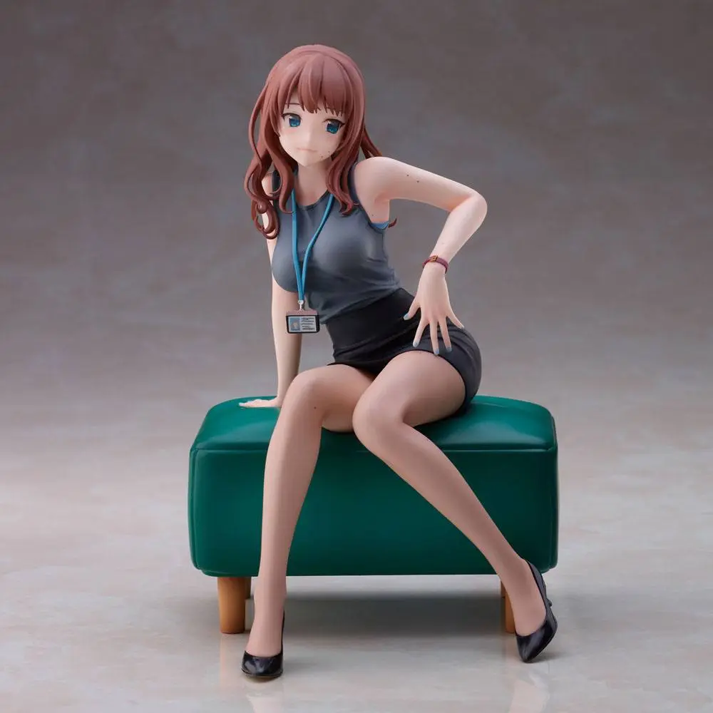 Original Illustration Doshima Illustration Senior Office Lady With Many Moles PVC szobor figura 23 cm termékfotó