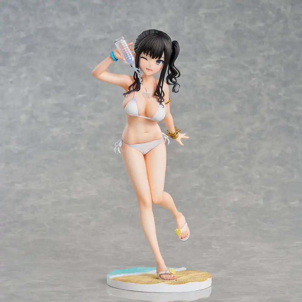 Original Illustration Kaede Illustration Miyuki Sasaki Summer Cloud White Bikini Ver. PVC szobor figura 25 cm termékfotó