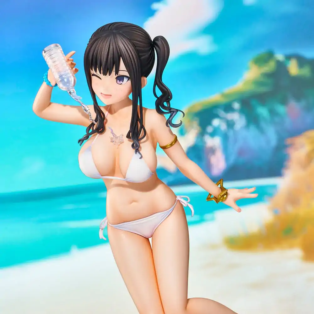 Original Illustration Kaede Illustration Miyuki Sasaki Summer Cloud White Bikini Ver. PVC szobor figura 25 cm termékfotó