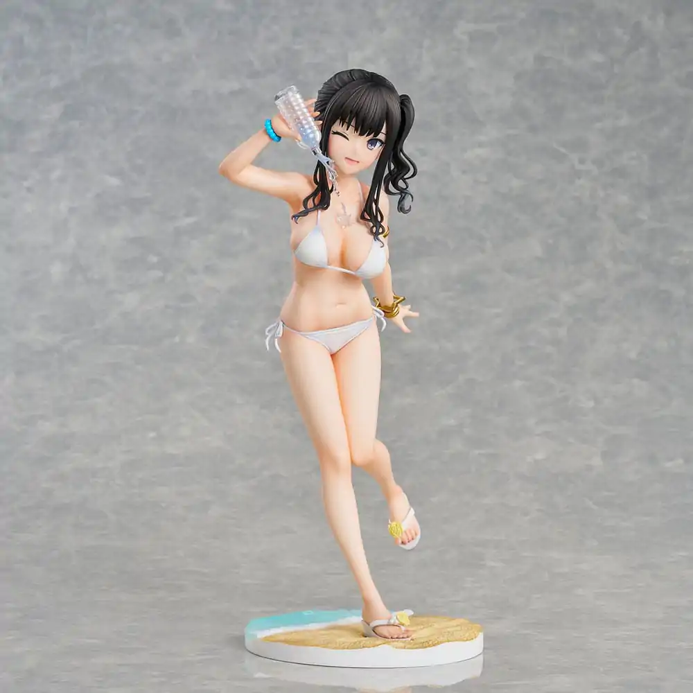 Original Illustration Kaede Illustration Miyuki Sasaki Summer Cloud White Bikini Ver. PVC szobor figura 25 cm termékfotó