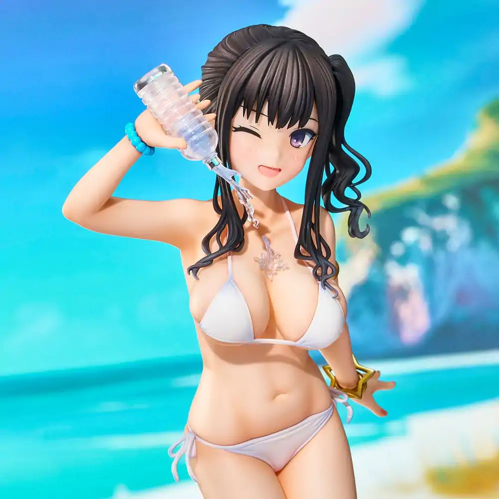 Original Illustration Kaede Illustration Miyuki Sasaki Summer Cloud White Bikini Ver. PVC szobor figura 25 cm termékfotó