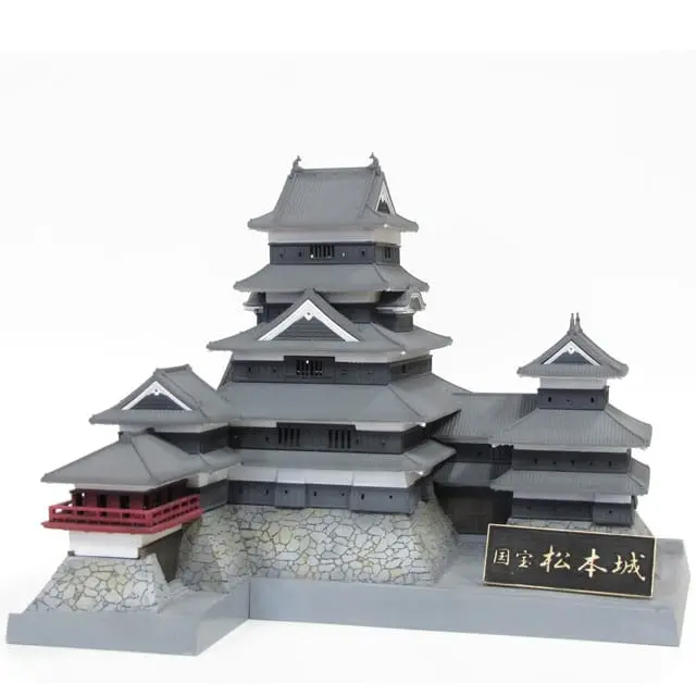 Original Illustration National treasure Matsumoto Castle (third-run) Műanyag modell készlet 18 cm termékfotó