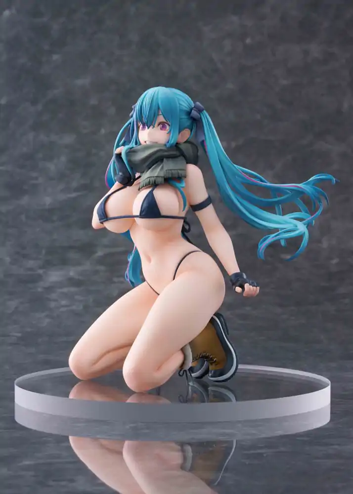 Original Illustration PVC szobor figura 1/7 Warehouse Aoko Illustration by FreeStyle AmiAmi Limitált kiadás 16 cm termékfotó