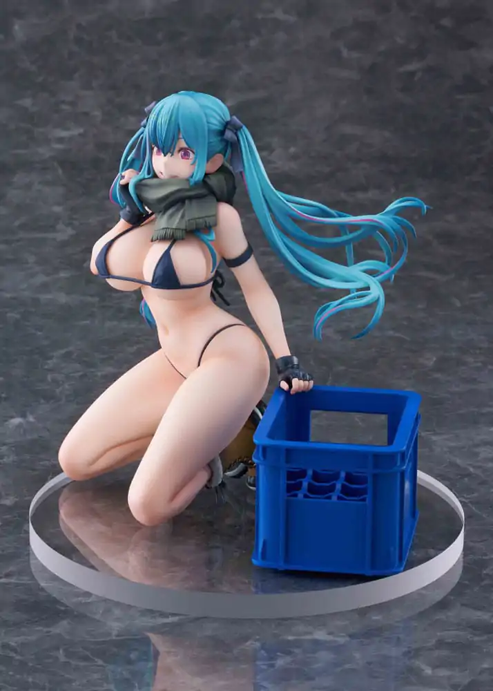 Original Illustration PVC szobor figura 1/7 Warehouse Aoko Illustration by FreeStyle AmiAmi Limitált kiadás 16 cm termékfotó