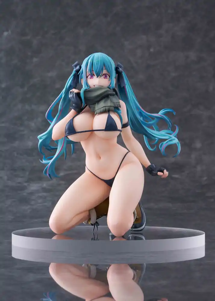 Original Illustration PVC szobor figura 1/7 Warehouse Aoko Illustration by FreeStyle AmiAmi Limitált kiadás 16 cm termékfotó