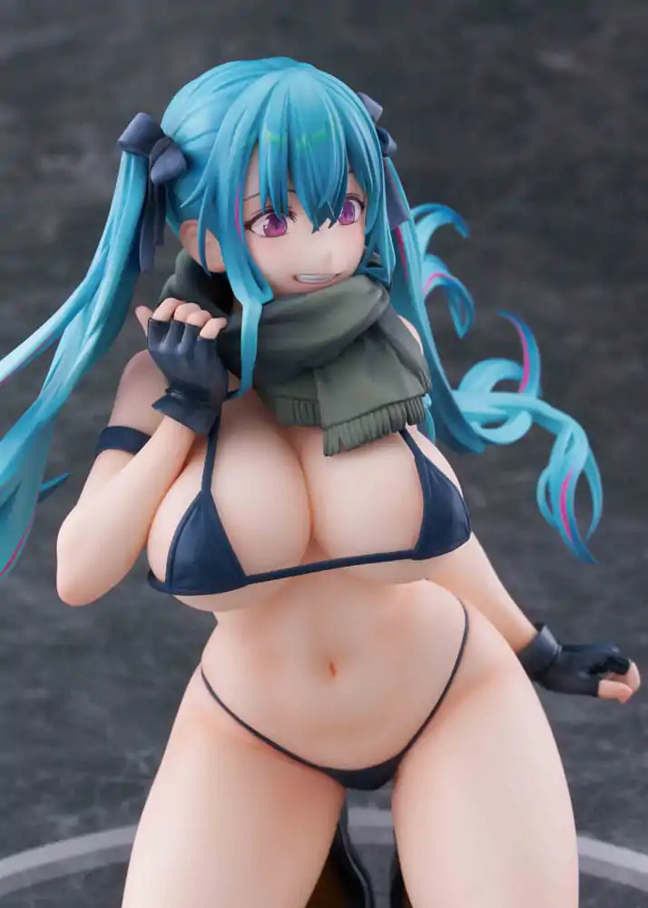 Original Illustration PVC szobor figura 1/7 Warehouse Aoko Illustration by FreeStyle AmiAmi Limitált kiadás 16 cm termékfotó