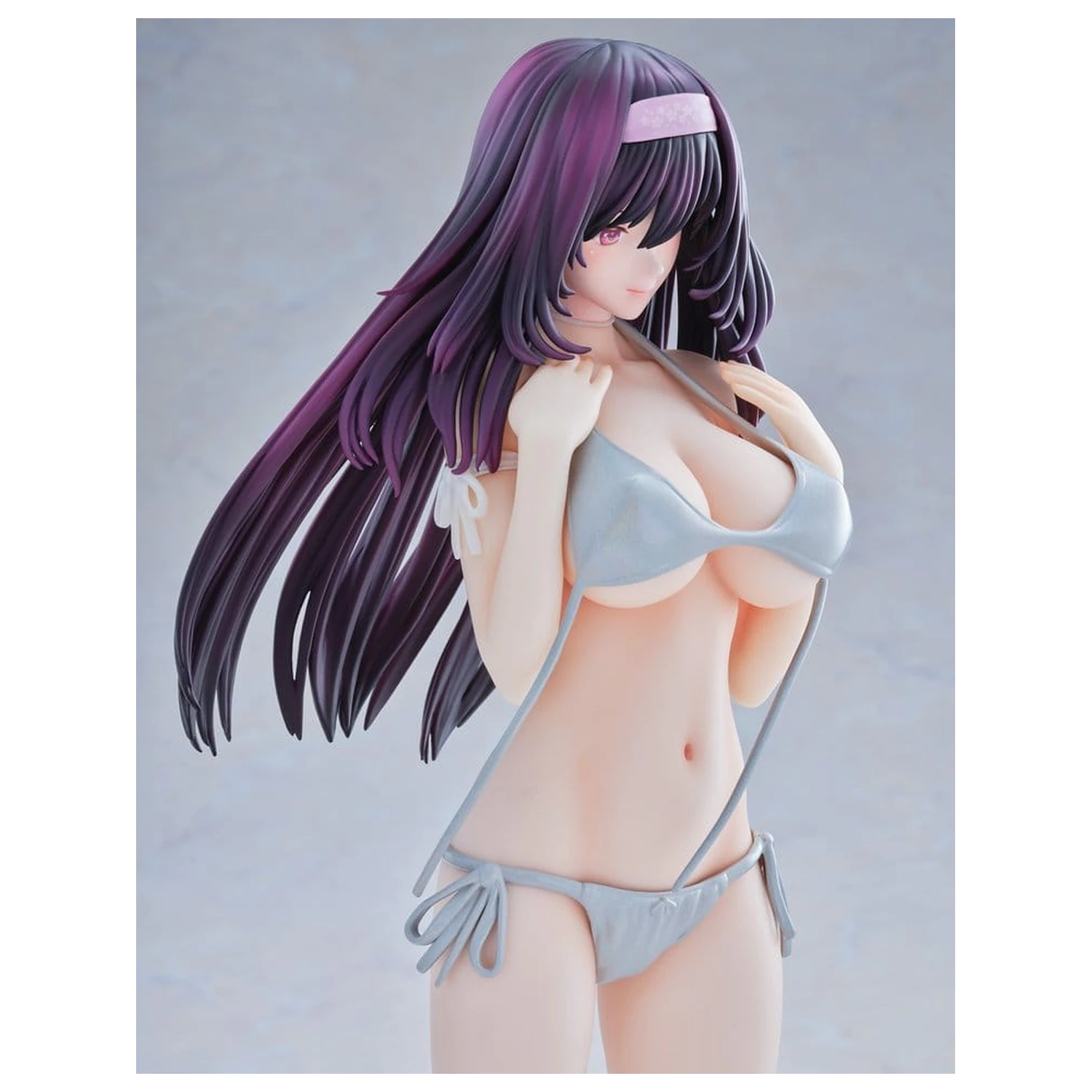 Original Model szobor figura 1/5 Tomoe Sakura Swimsuit Black Hair Ver. Illustration by Toshi Tsutakaze 32 cm termékfotó