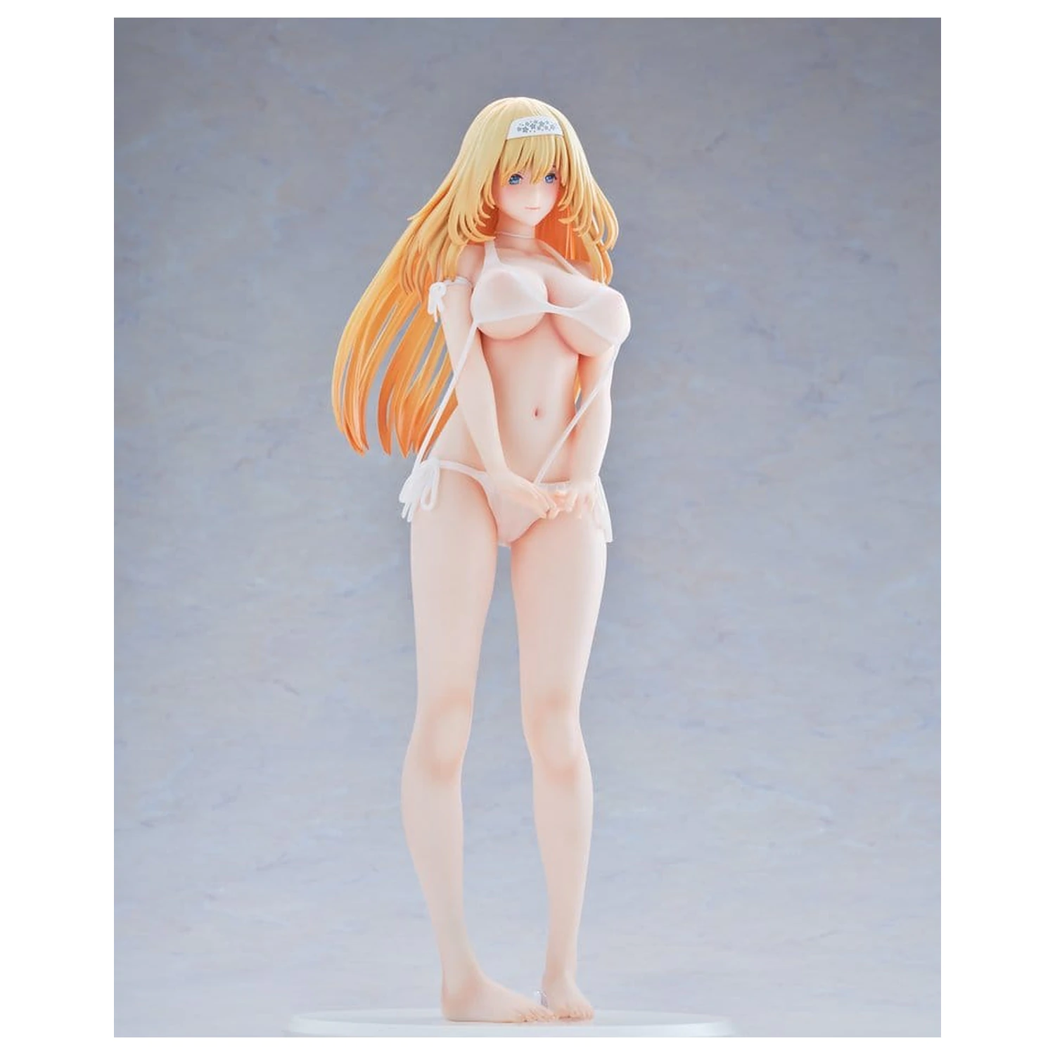 Original Model szobor figura 1/5 Tomoe Sakura Swimsuit Blonde Hair Ver. Illustration by Toshi Tsutakaze 32 cm termékfotó