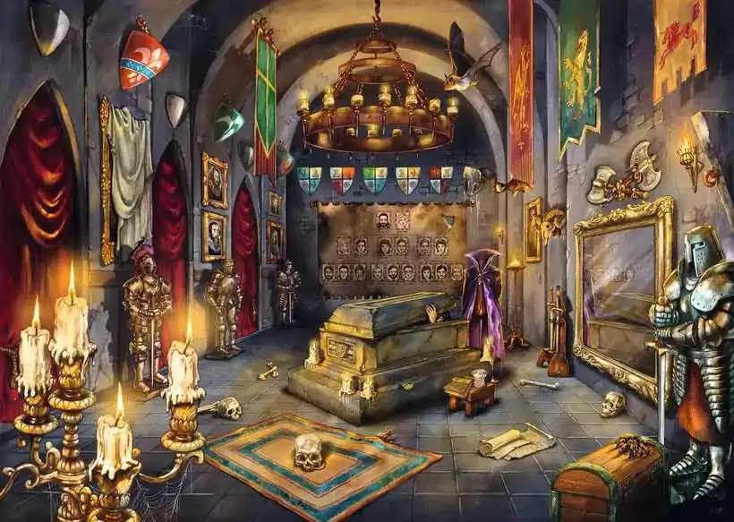 Original Ravensburger Quality The Castle of the Vampire puzzle (1000 darab) termékfotó