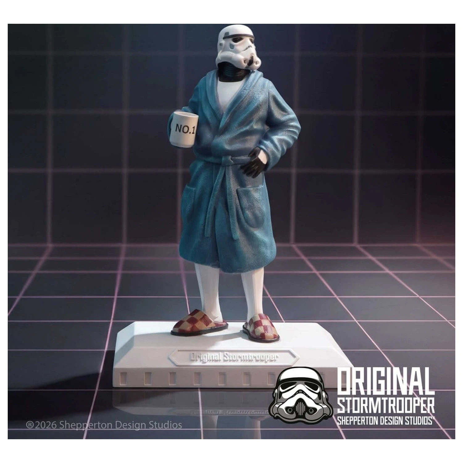 Original Stormtrooper figura Off Duty 18 cm termékfotó