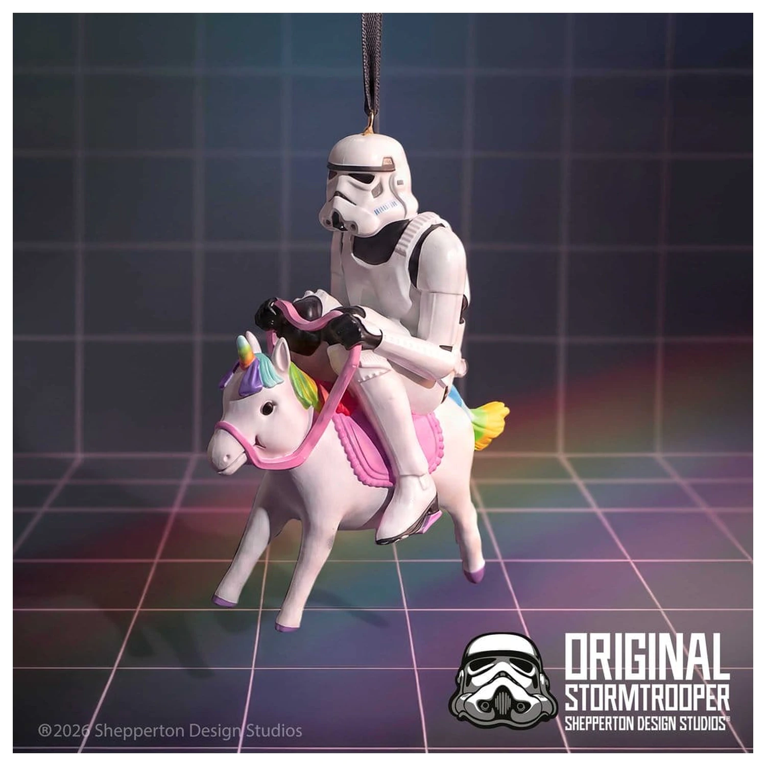 Original Stormtrooper Giddy Up függődísz karácsonyfadísz 10 cm termékfotó