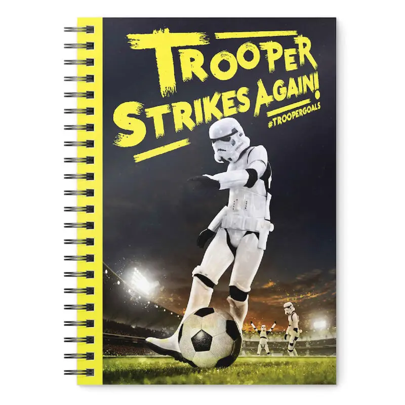 Original Stormtrooper Trooper Strikes Again A5 jegyzetfüzet termékfotó