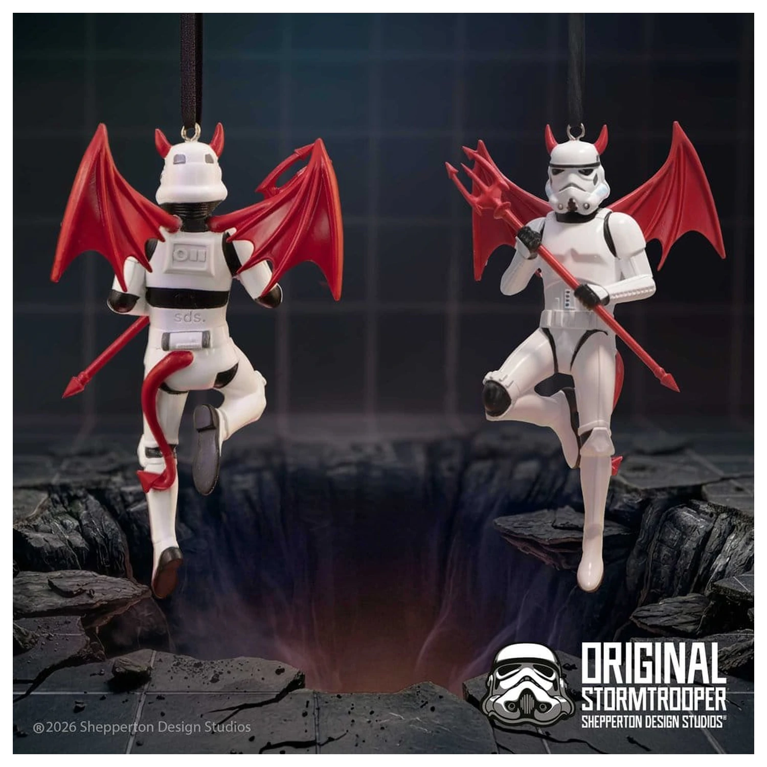 Original Stormtrooper What the Hell függődísz karácsonyfadísz 11 cm termékfotó