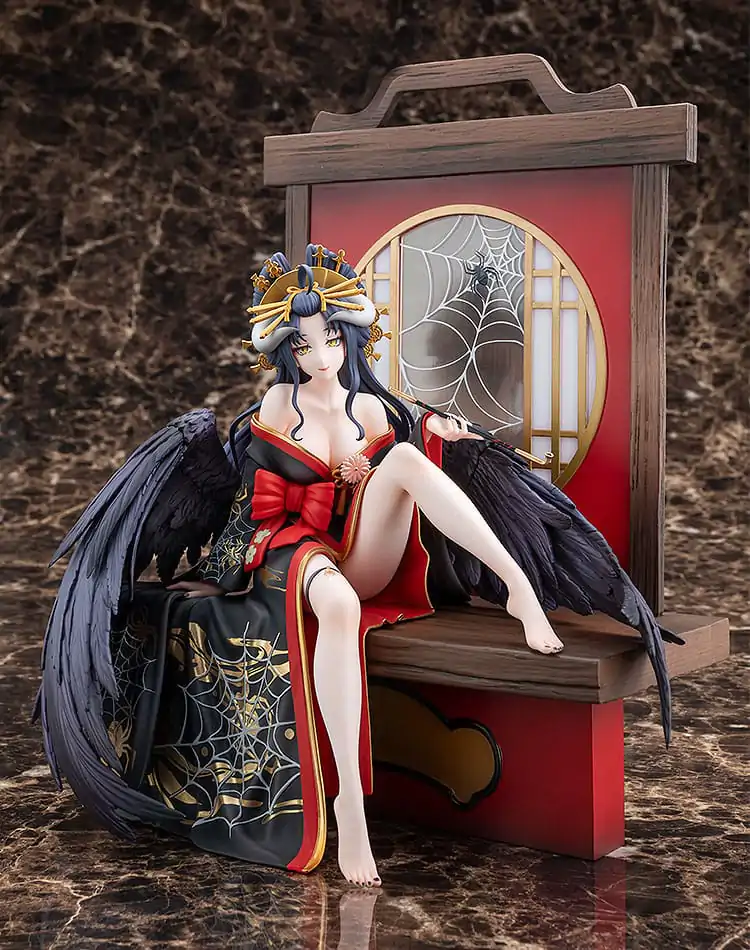 Overlord 1/7 Albedo Splendid Kimono Ver. szobor figura 27 cm termékfotó