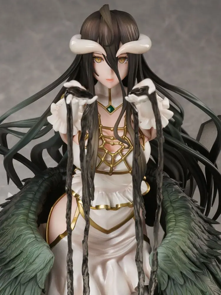 Overlord 1/7 Albedo White Dress Ver. PVC szobor figura 17 cm termékfotó