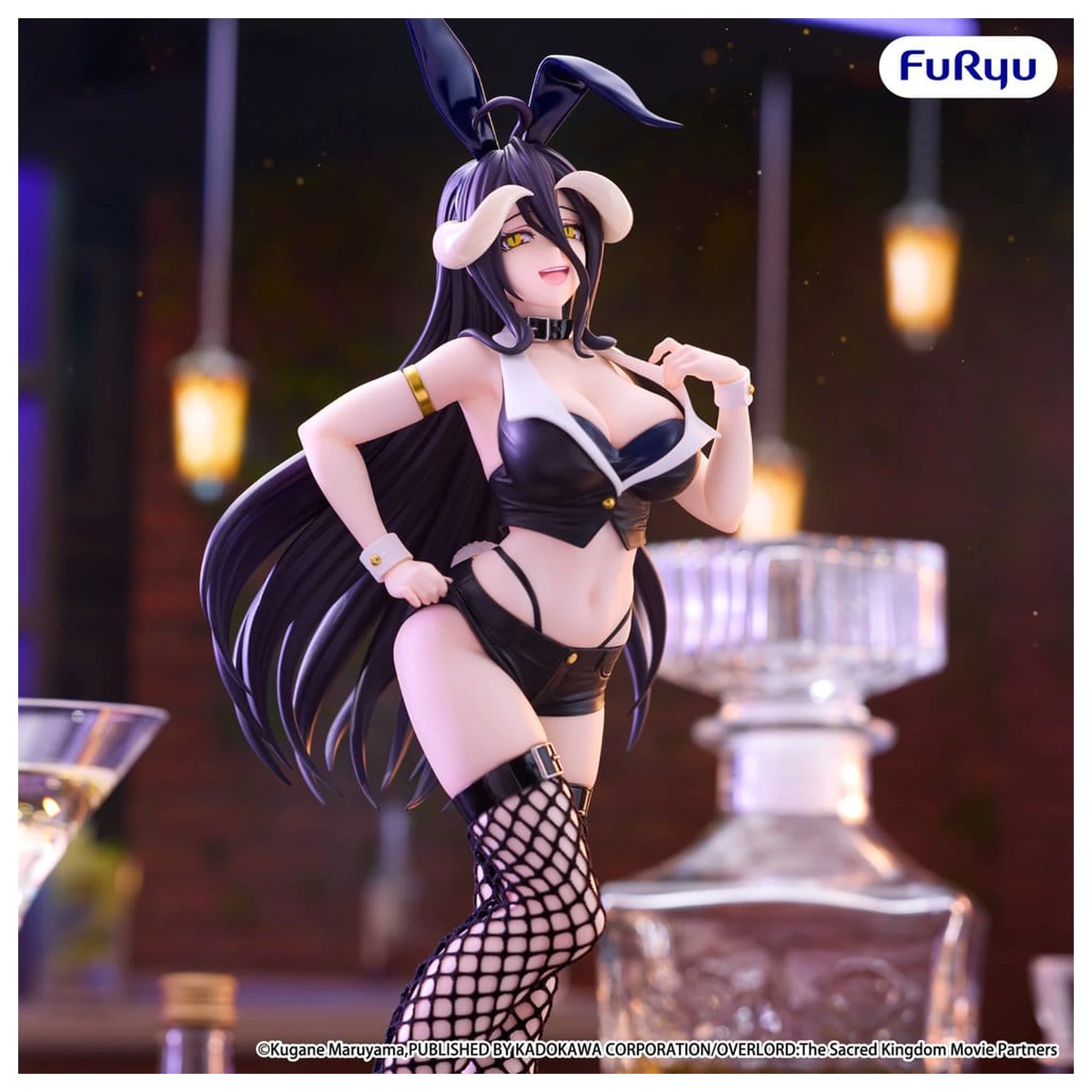 Overlord BiCute Bunnies Albedo Another Costume PVC szobor figura 30 cm  termékfotó