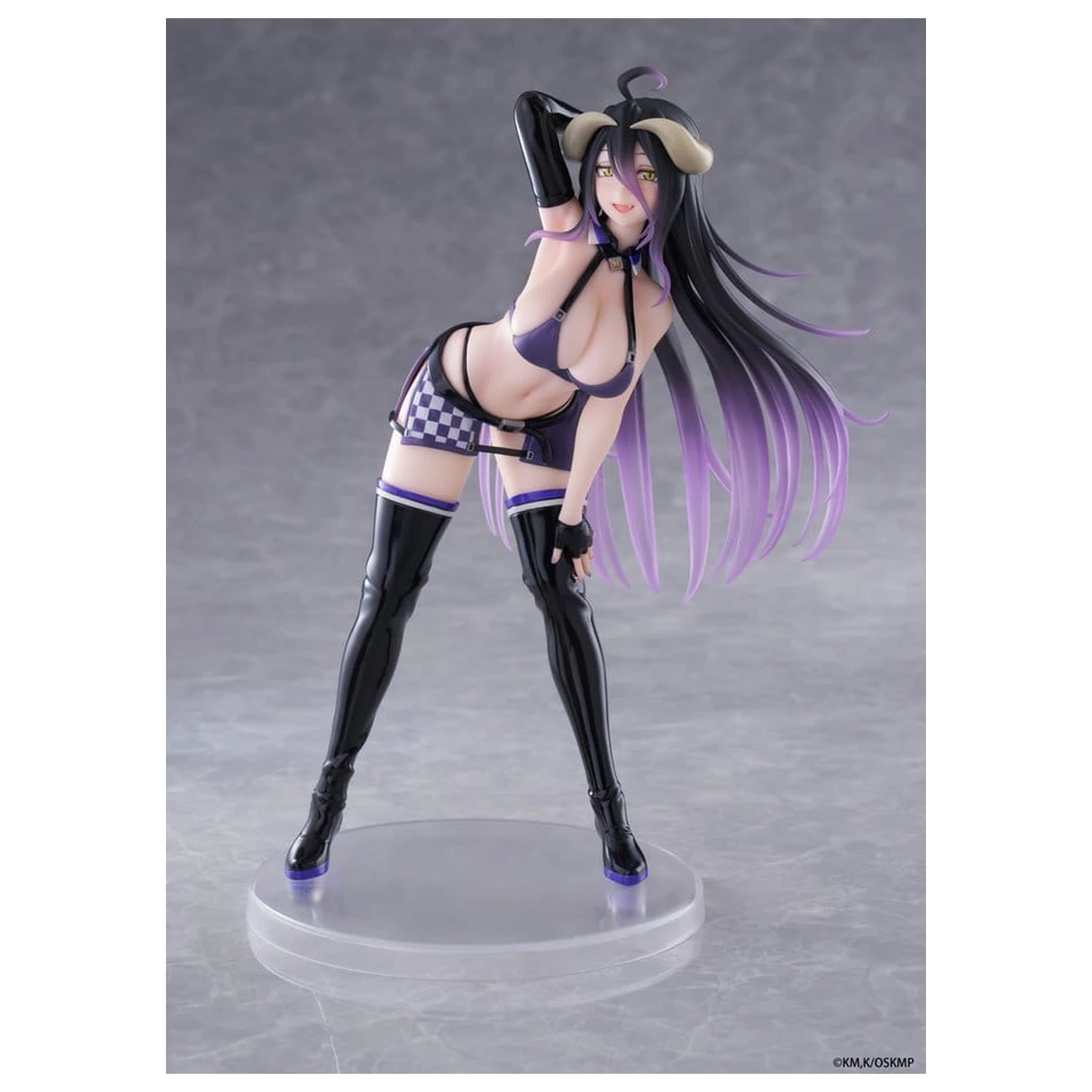 Overlord Coreful Albedo Grid Girl Ver. PVC szobor figura 18 cm    termékfotó