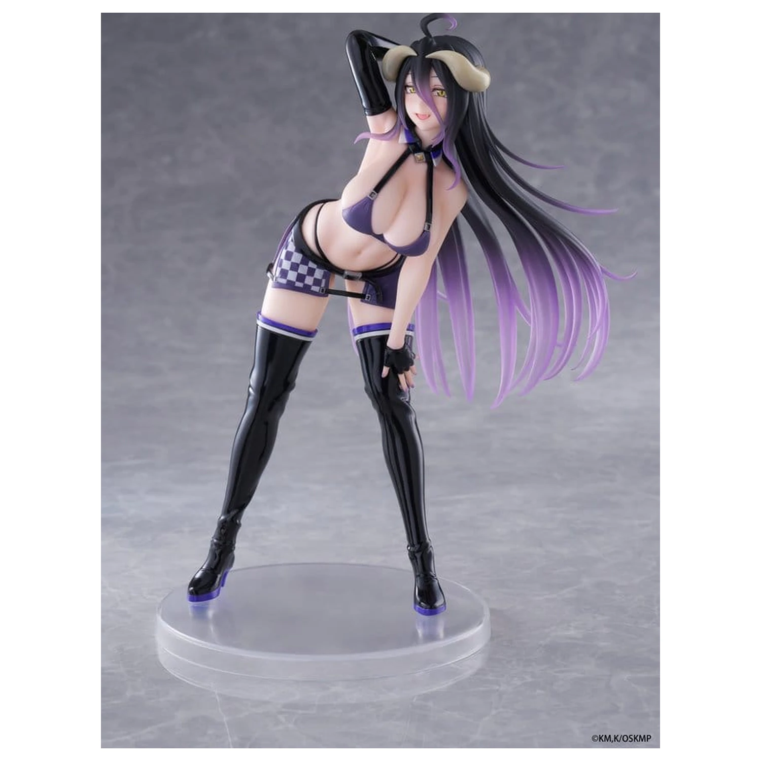 Overlord Coreful Albedo Grid Girl Ver. PVC szobor figura 18 cm    termékfotó