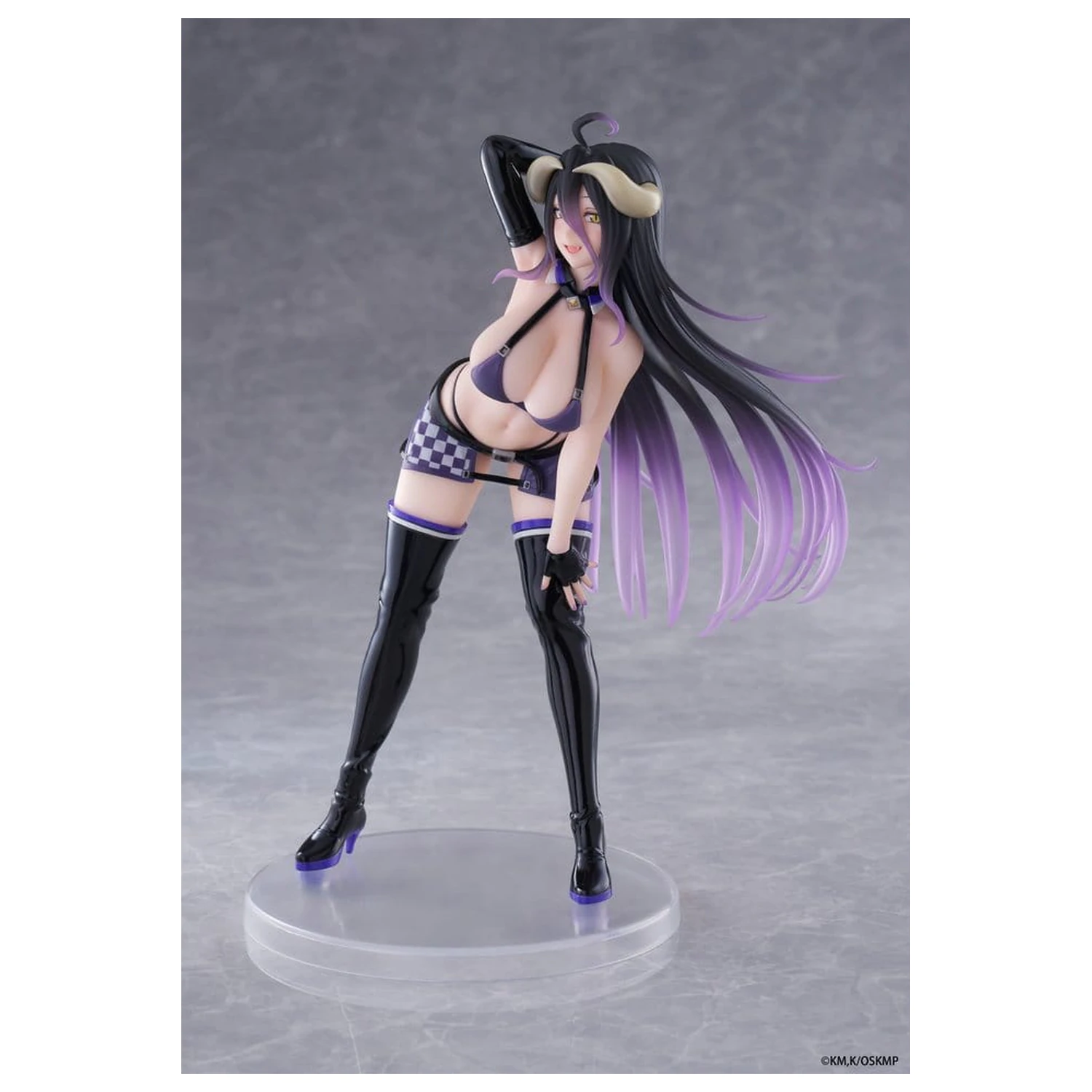 Overlord Coreful Albedo Grid Girl Ver. PVC szobor figura 18 cm    termékfotó