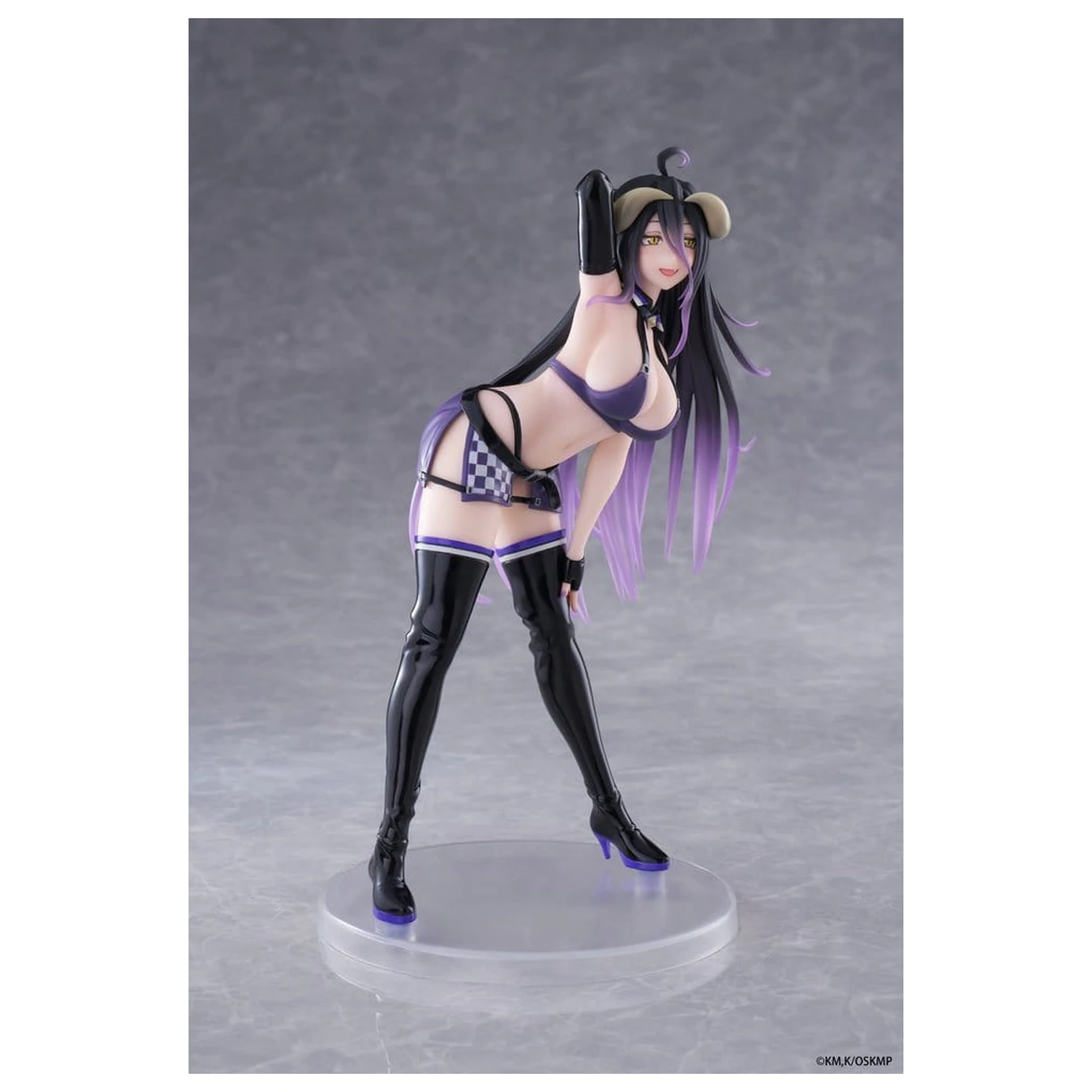 Overlord Coreful Albedo Grid Girl Ver. PVC szobor figura 18 cm    termékfotó