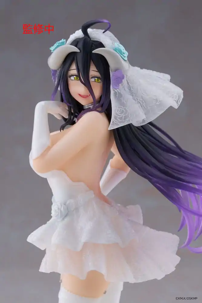 Overlord Coreful Albedo Wedding Ver. PVC szobor figura 18 cm termékfotó