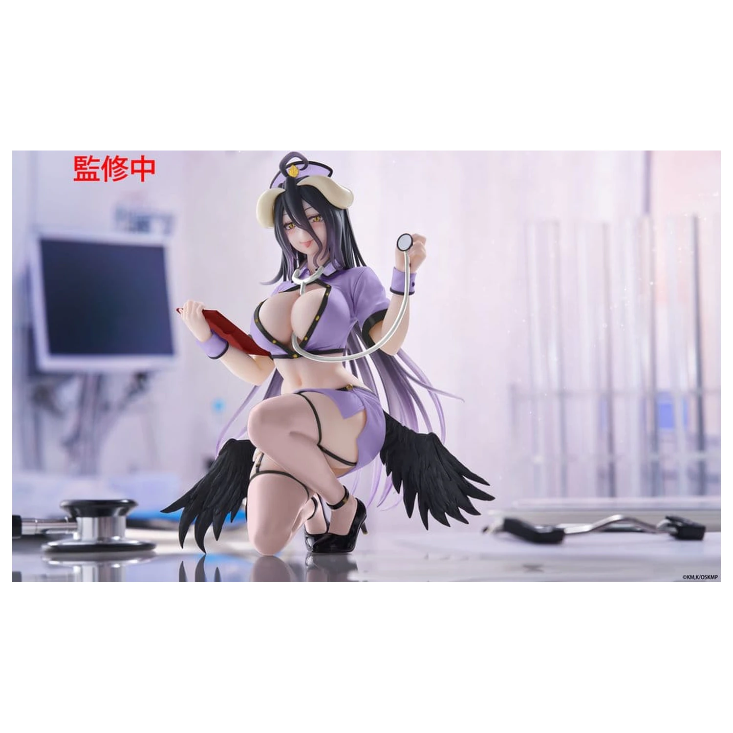 Overlord Desktop Cute Albedo (Nurse Ver.) Renewal PVC figura 13 cm termékfotó