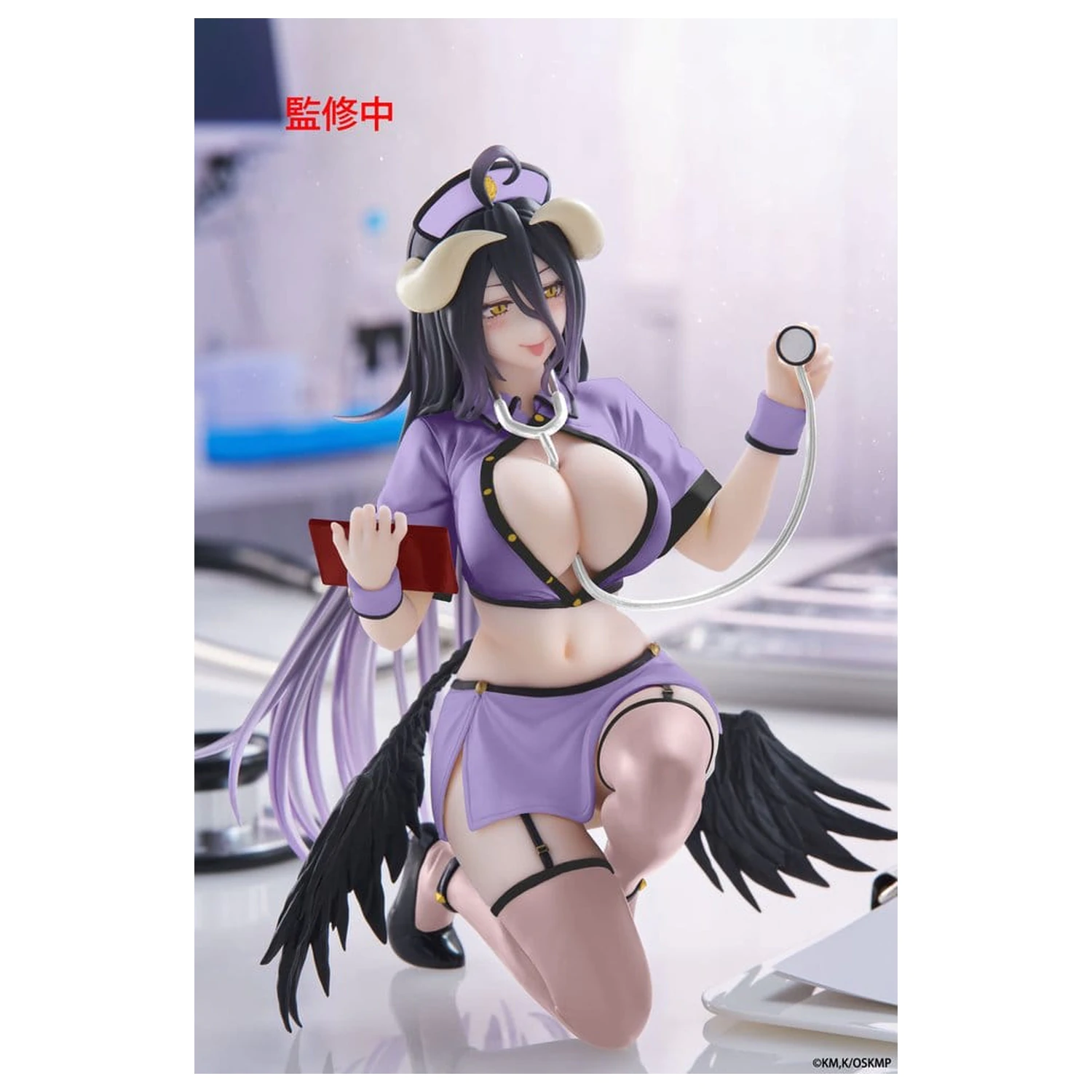 Overlord Desktop Cute Albedo (Nurse Ver.) Renewal PVC figura 13 cm termékfotó