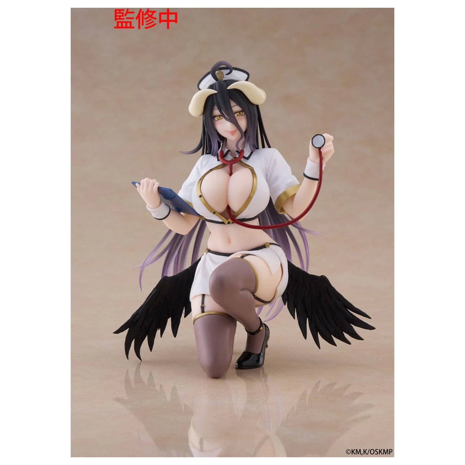 Overlord Desktop Cute figura Albedo Nurse Ver. Renewal PVC szobor figura 13 cm    termékfotó
