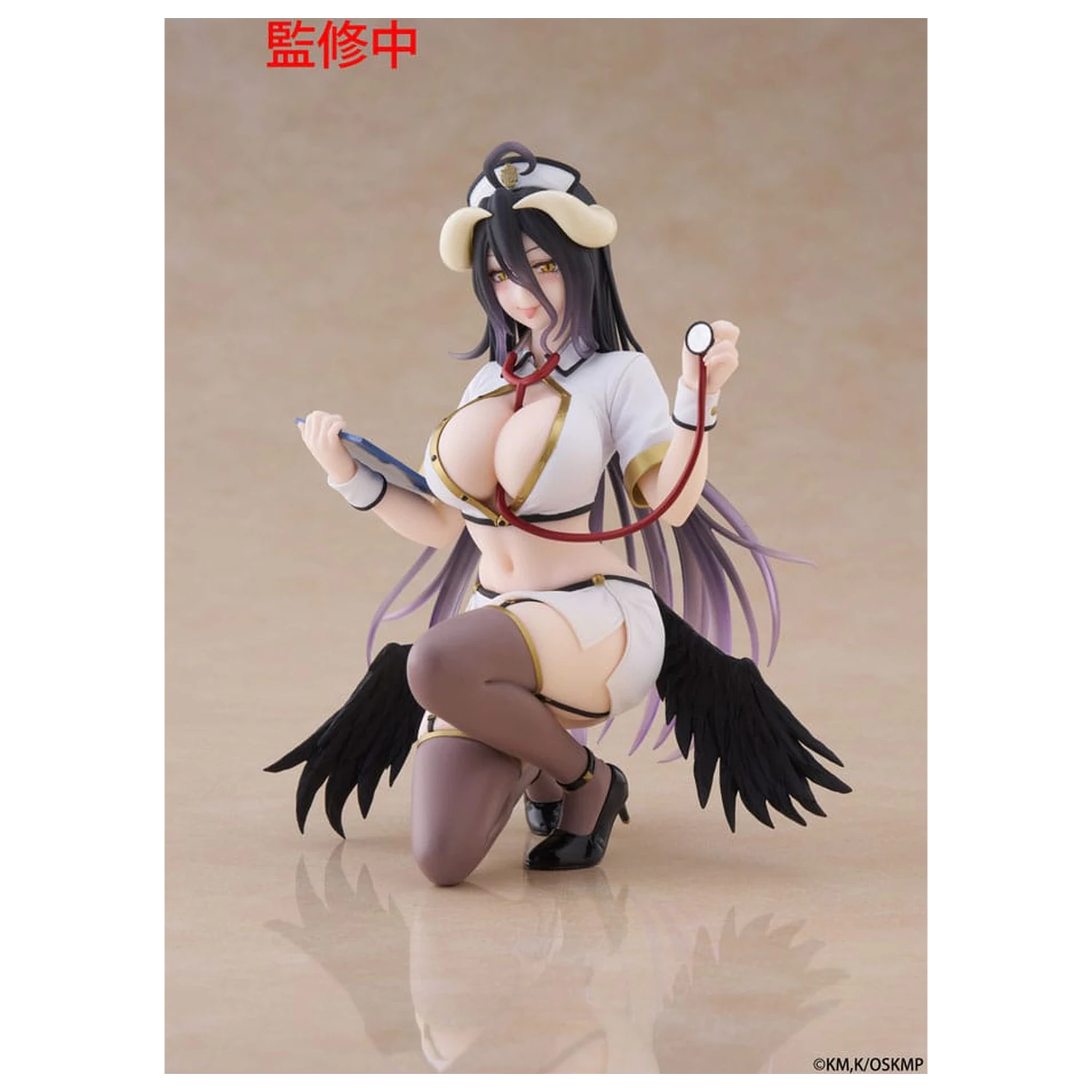 Overlord Desktop Cute figura Albedo Nurse Ver. Renewal PVC szobor figura 13 cm    termékfotó