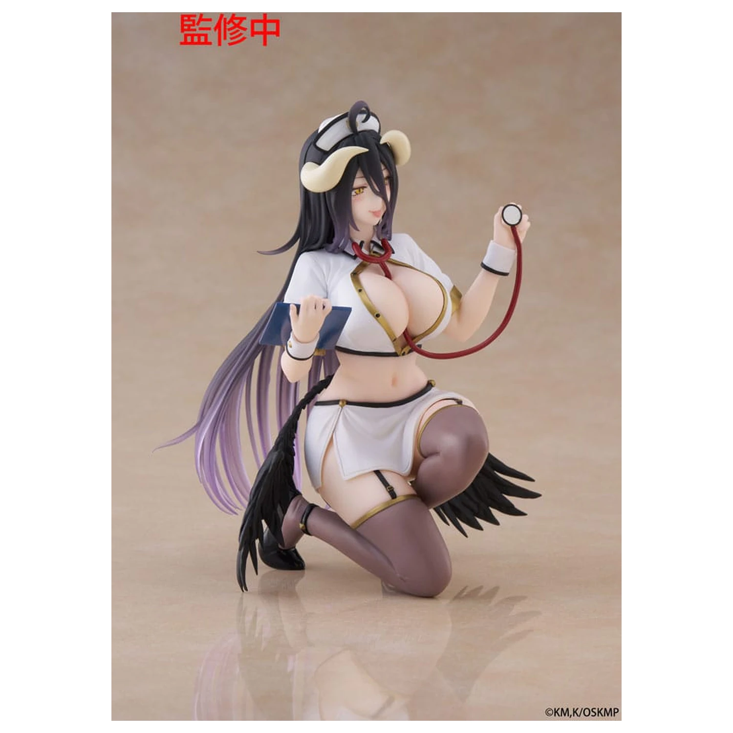 Overlord Desktop Cute figura Albedo Nurse Ver. Renewal PVC szobor figura 13 cm    termékfotó