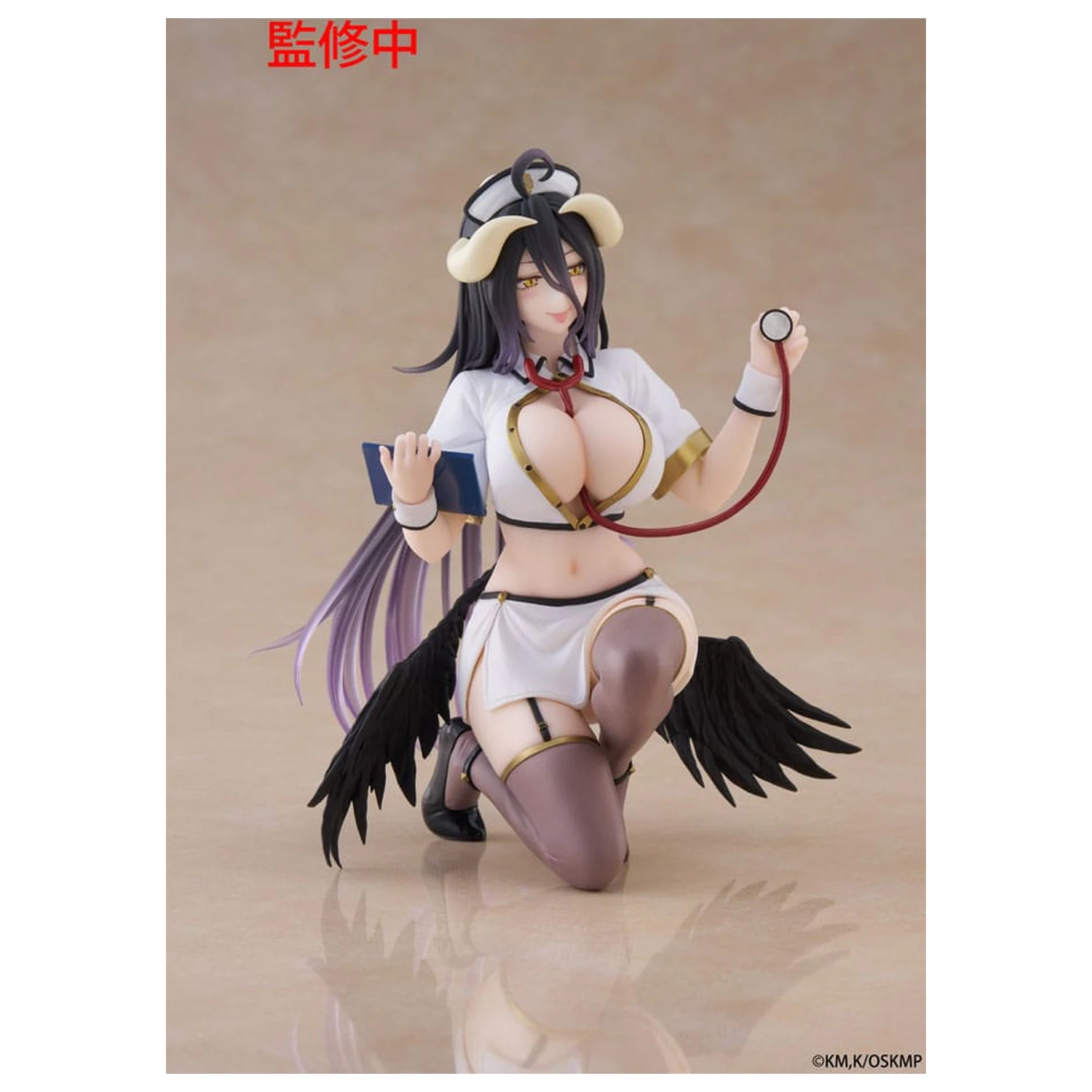 Overlord Desktop Cute figura Albedo Nurse Ver. Renewal PVC szobor figura 13 cm    termékfotó