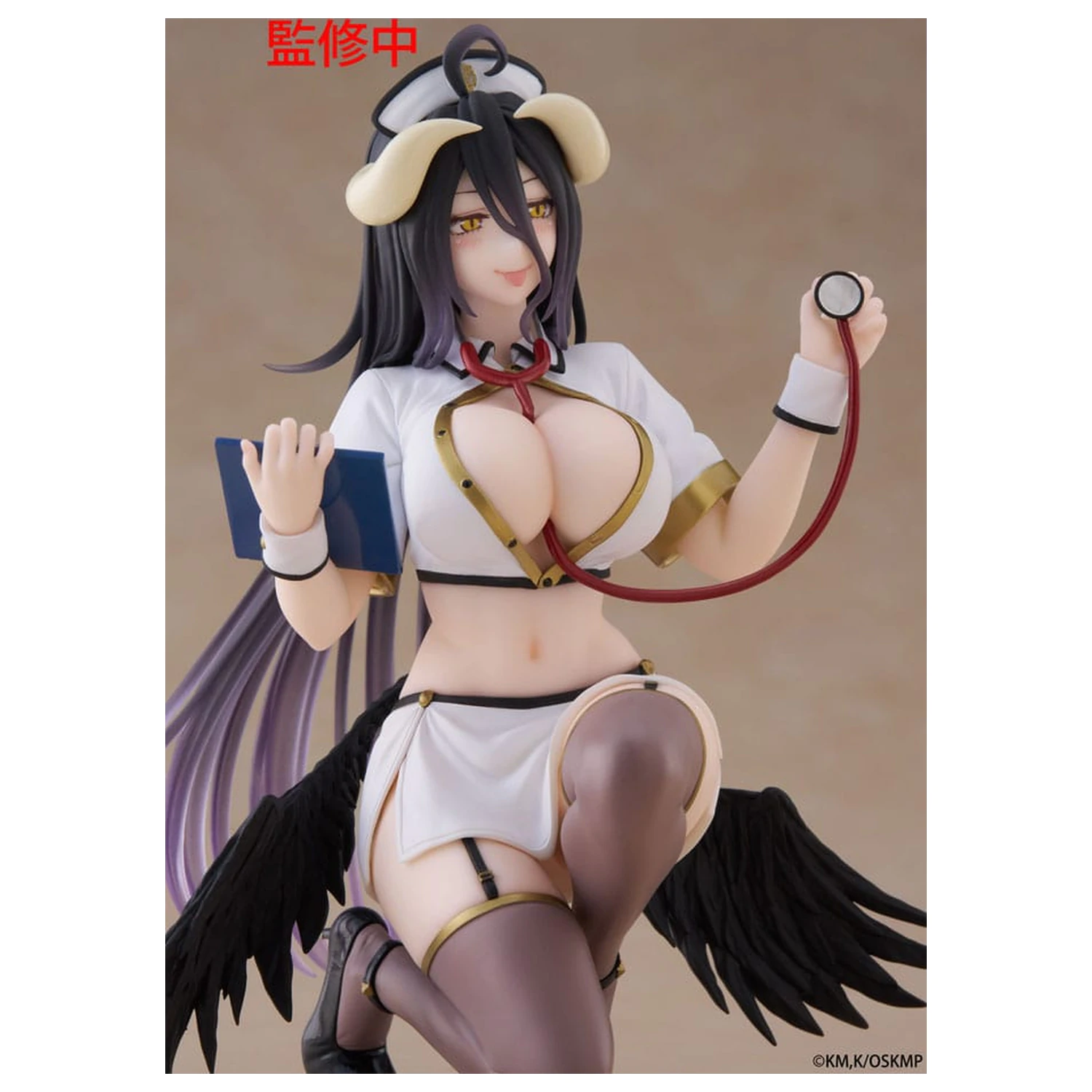 Overlord Desktop Cute figura Albedo Nurse Ver. Renewal PVC szobor figura 13 cm    termékfotó