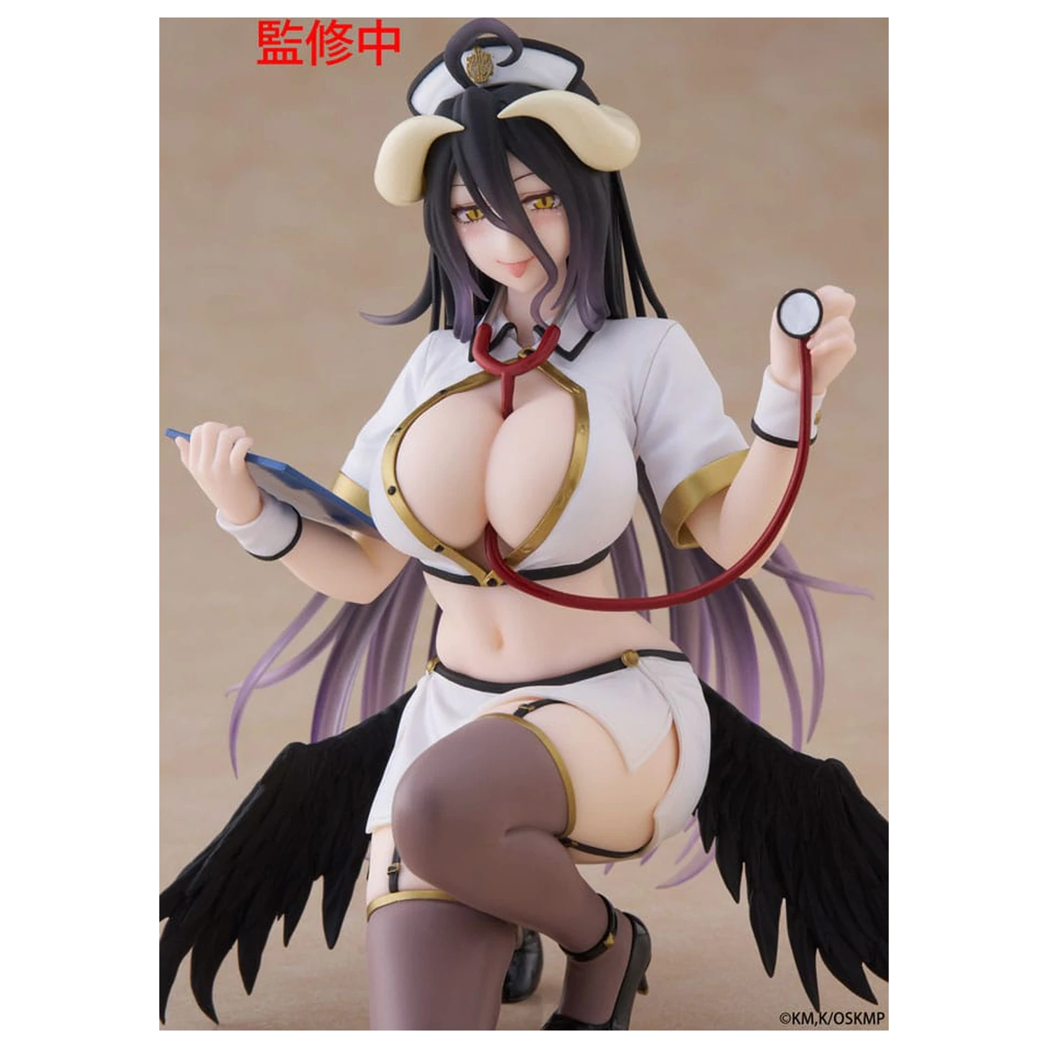 Overlord Desktop Cute figura Albedo Nurse Ver. Renewal PVC szobor figura 13 cm    termékfotó