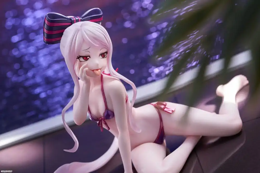 Overlord Desktop Cute figura Shalltear Swimsuit Ver. PVC szobor figura 13 cm termékfotó