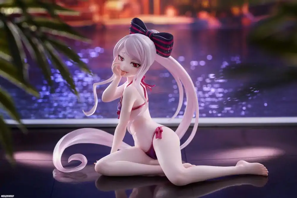 Overlord Desktop Cute figura Shalltear Swimsuit Ver. PVC szobor figura 13 cm termékfotó