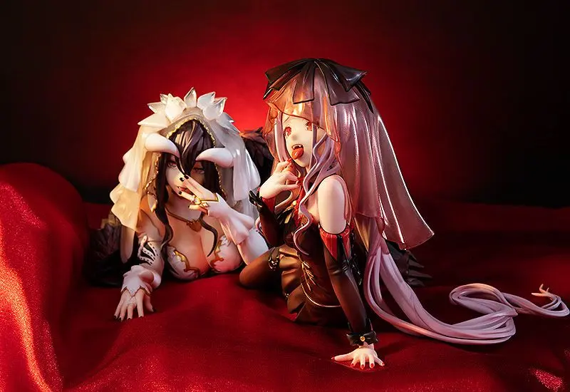 Overlord IV 1/7 Albedo & Shalltear: Bride Ver. PVC szobor figurák 9 - 11 cm termékfotó