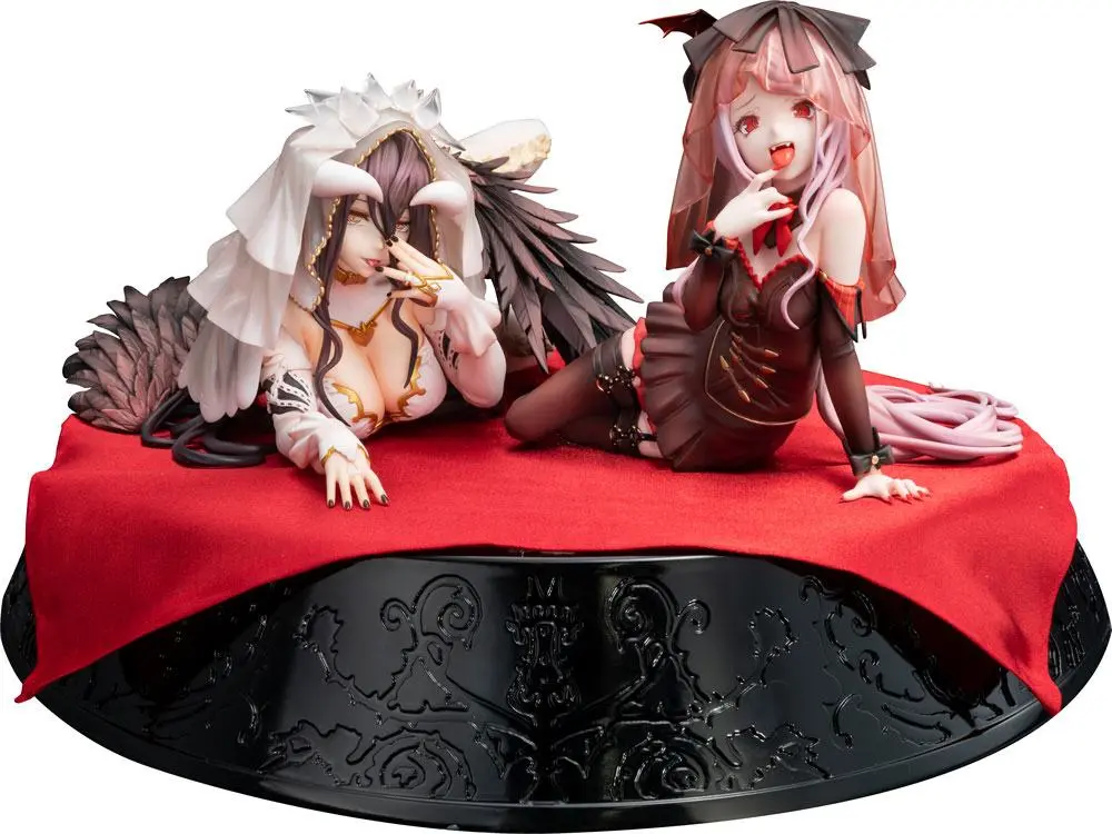 Overlord IV 1/7 Albedo & Shalltear: Bride Ver. PVC szobor figurák 9 - 11 cm termékfotó