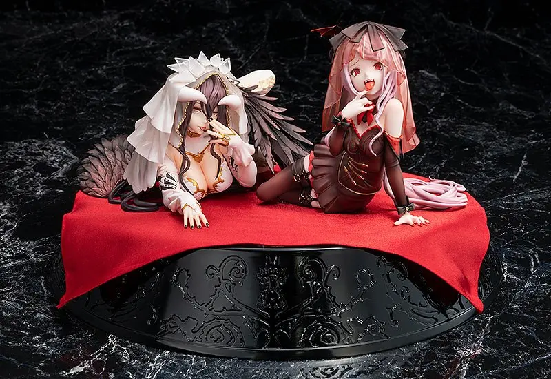 Overlord IV 1/7 Albedo & Shalltear: Bride Ver. PVC szobor figurák 9 - 11 cm termékfotó