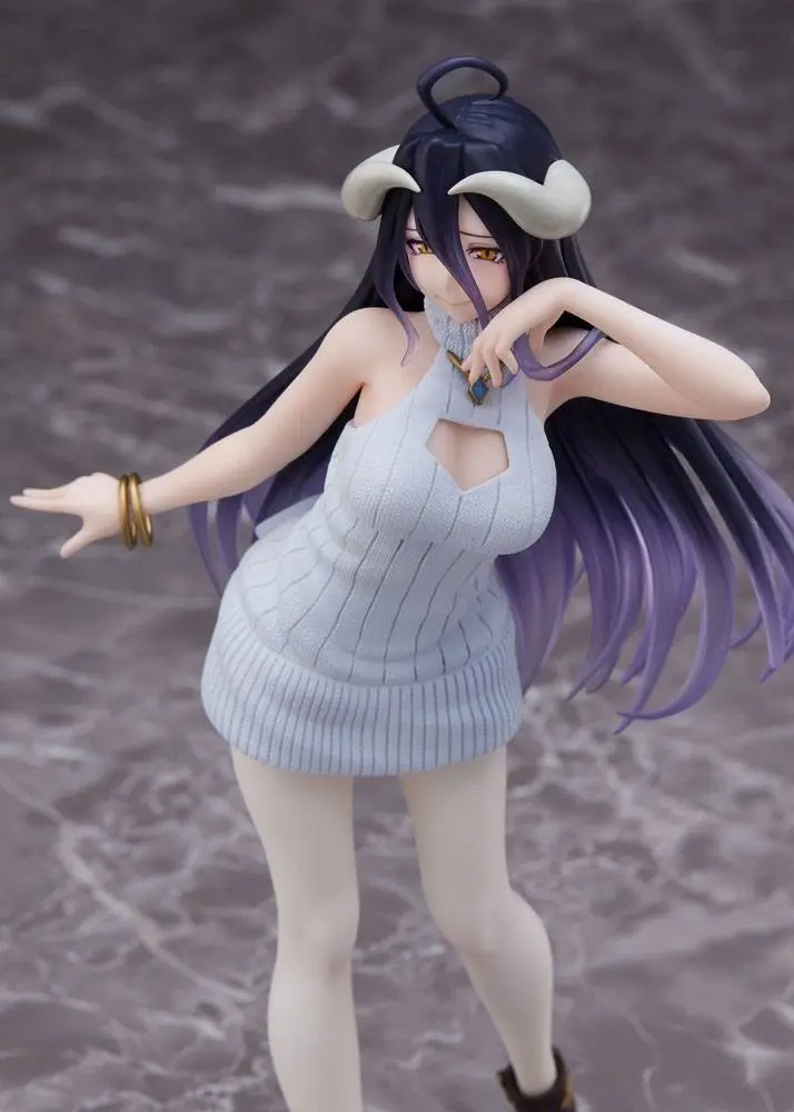Overlord IV Coreful Albedo Knit Dress Ver. PVC szobor figura 20 cm termékfotó