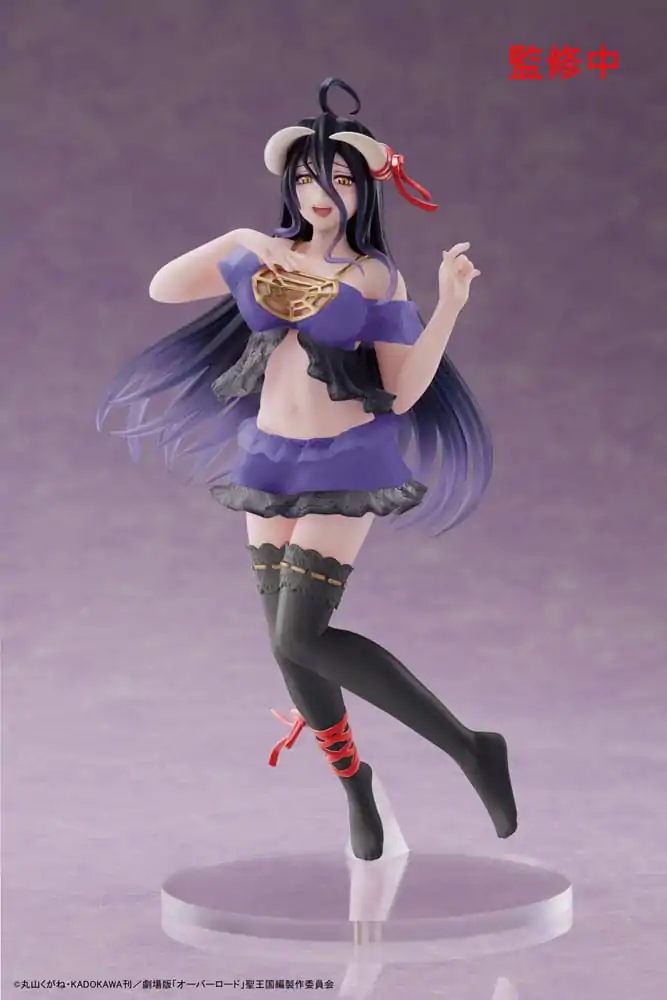 Overlord IV Coreful Albedo Nightwear Ver. PVC szobor figura 18 cm termékfotó